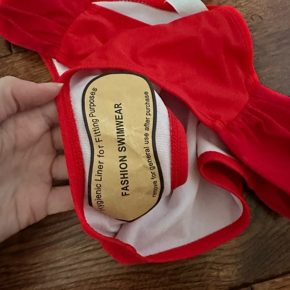 Amazon Red Bikini Bottom Size M